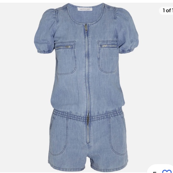 Isabel Marant Pants - Isabel Marant Etoile denim romper Size 34